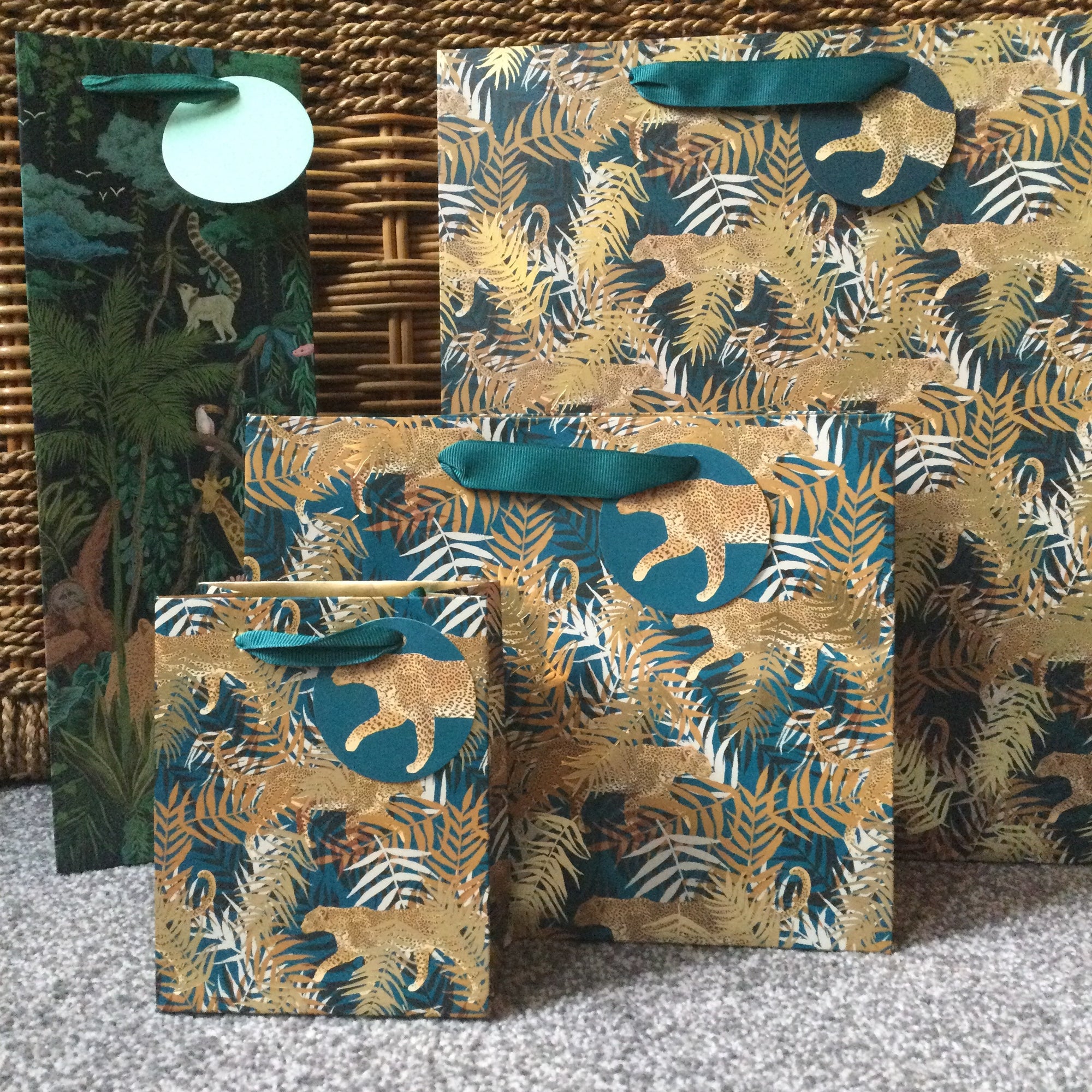 The Art File Leopard Large Gift Bag