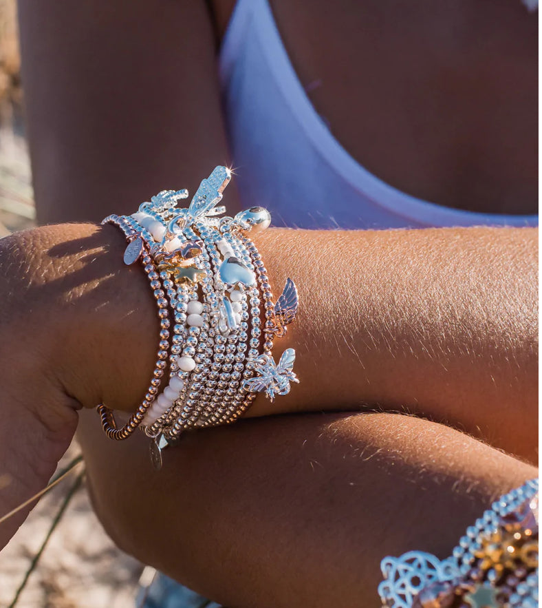 Lu Bella - Rose Gold Guardian Angel Sentiments Bracelet