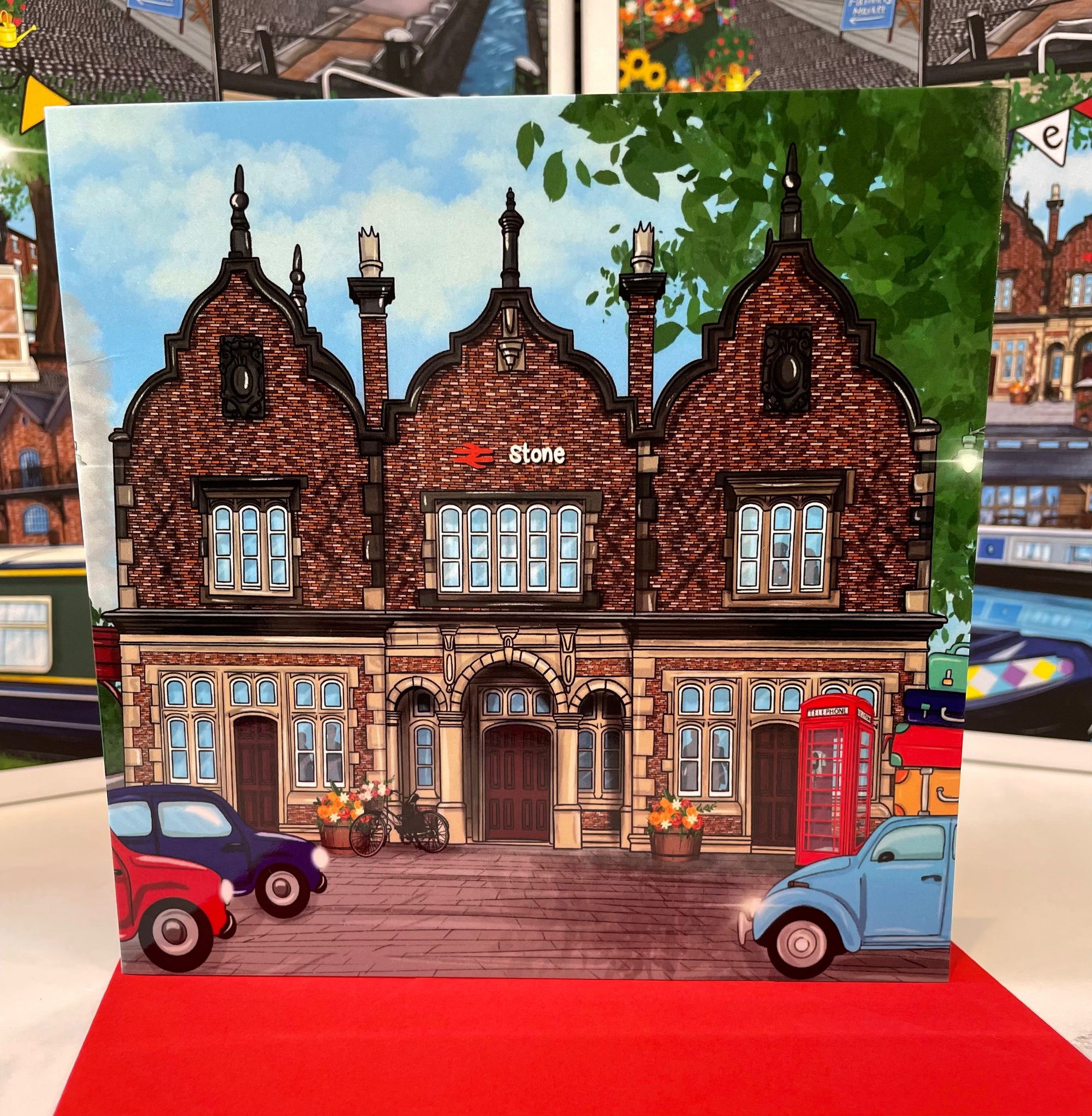 Stone Station Blank Card