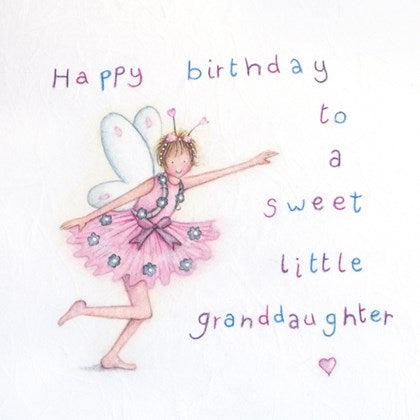 Berni Parker Blank Card - Happy Birthday Sweet Little Granddaughter