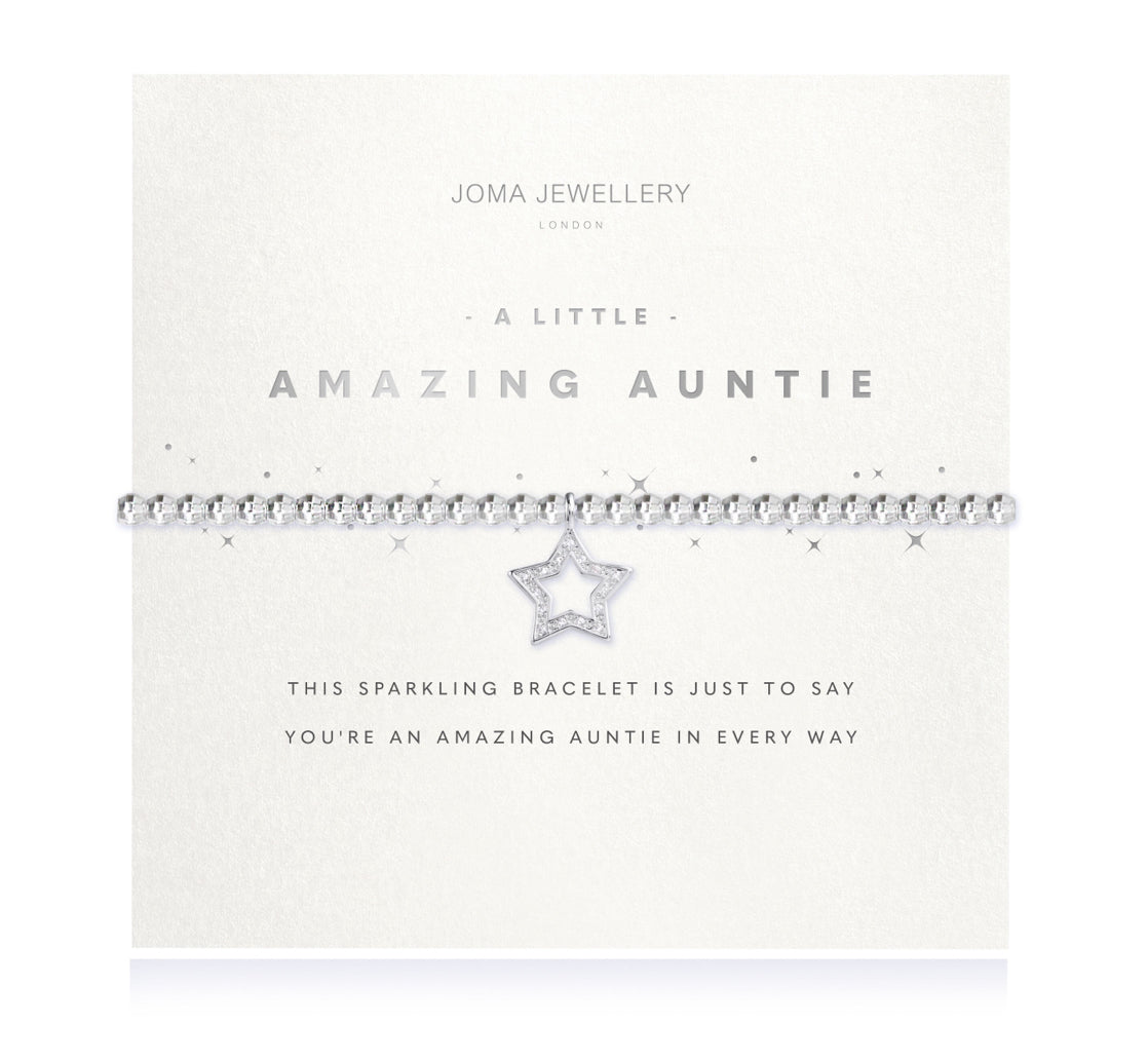 Joma Jewellery A Little Amazing Auntie Faceted Bracelet