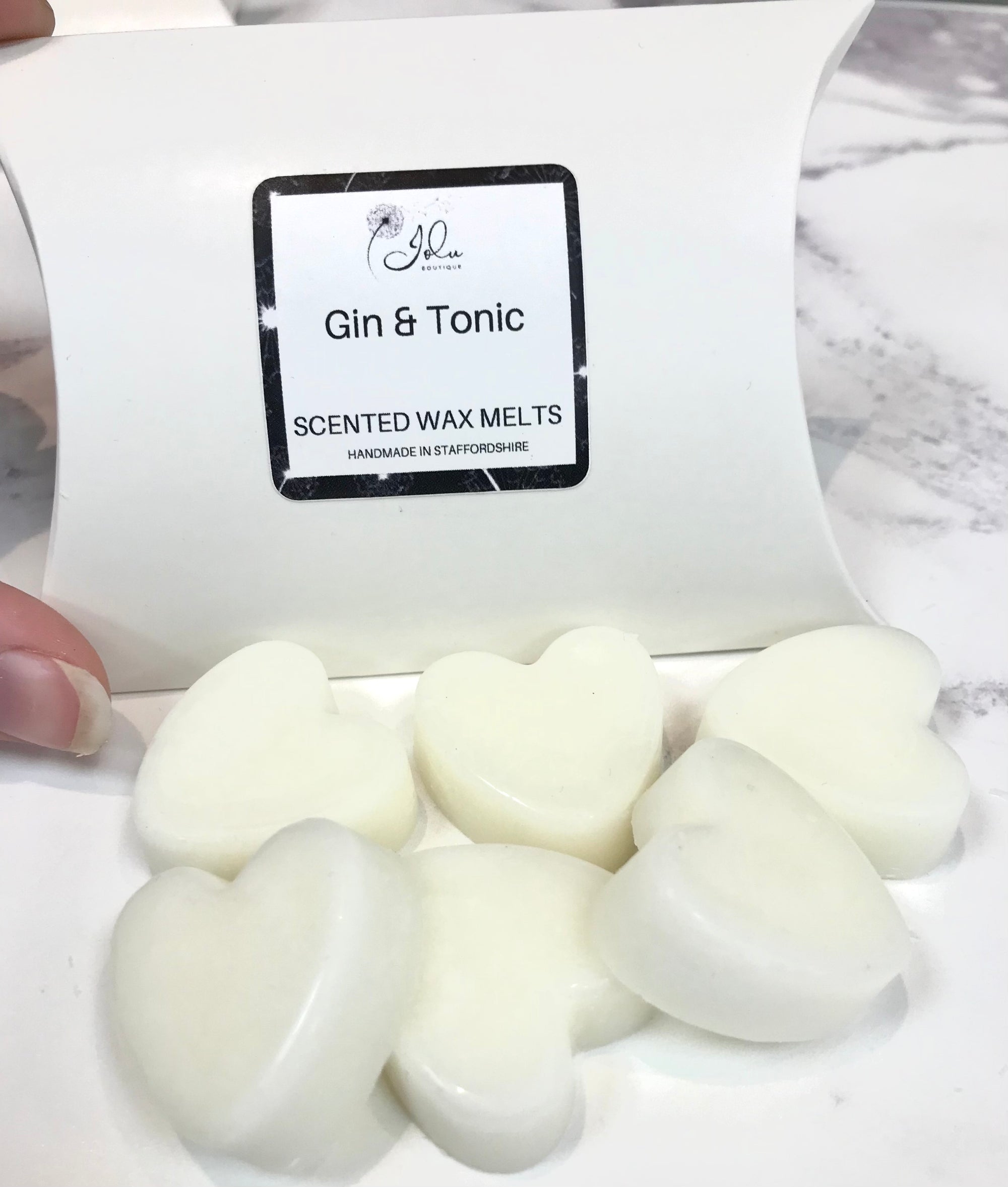 Jolu Boutique Gin & Tonic Soy Wax Melts - Pk 6 Hearts