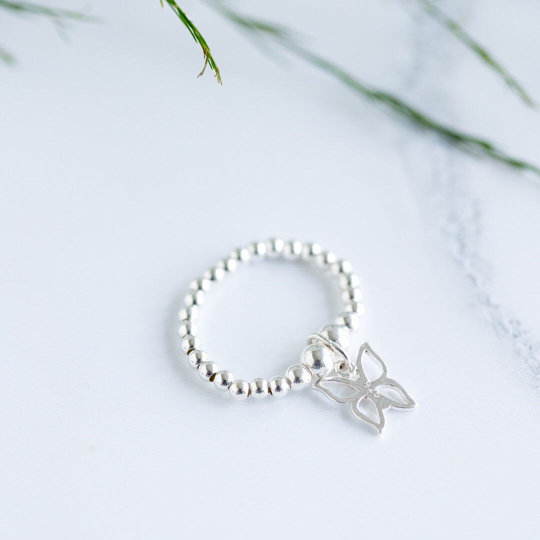 Jolu Jewellery Butterfly Stretch Ring