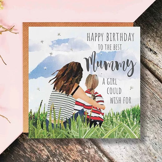 Flying Teaspoons Happy Birthday Best Mummy From Daughter Card