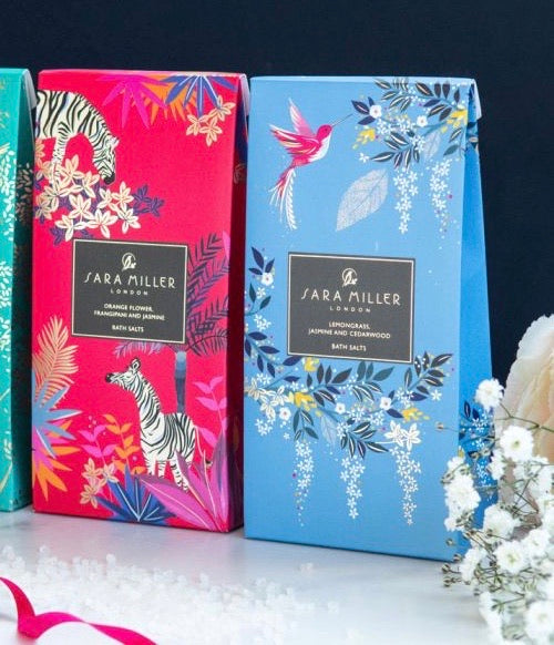 Sara Miller Hummingbird Bath Salts - Lemongrass, Jasmine & Cedarwood