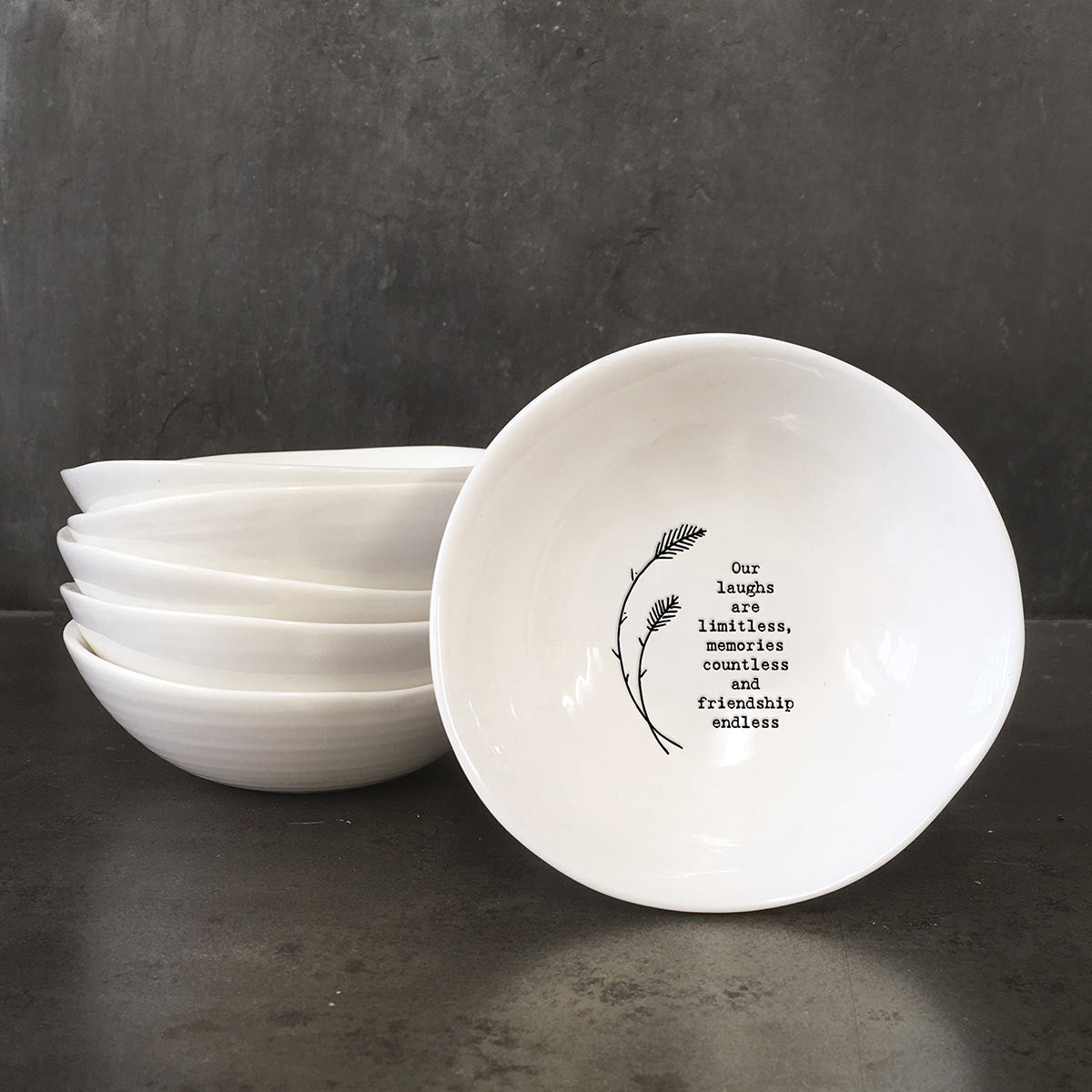 East of India Wobbly Bowl - Our laughs are Limitless
