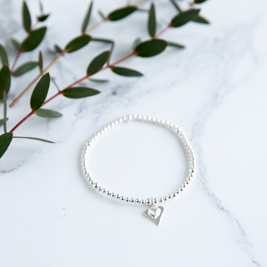 Jolu Jewellery Olivia Double Heart Bracelet