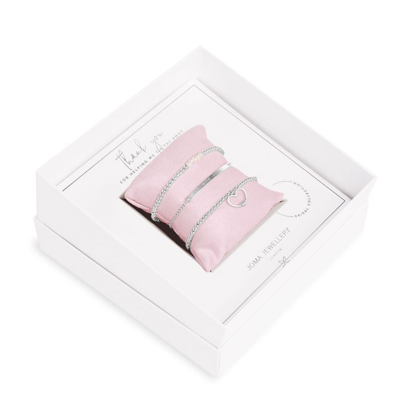Joma Jewellery Bracelet Occasion Gift Box / Thank you for helping me tie the knot