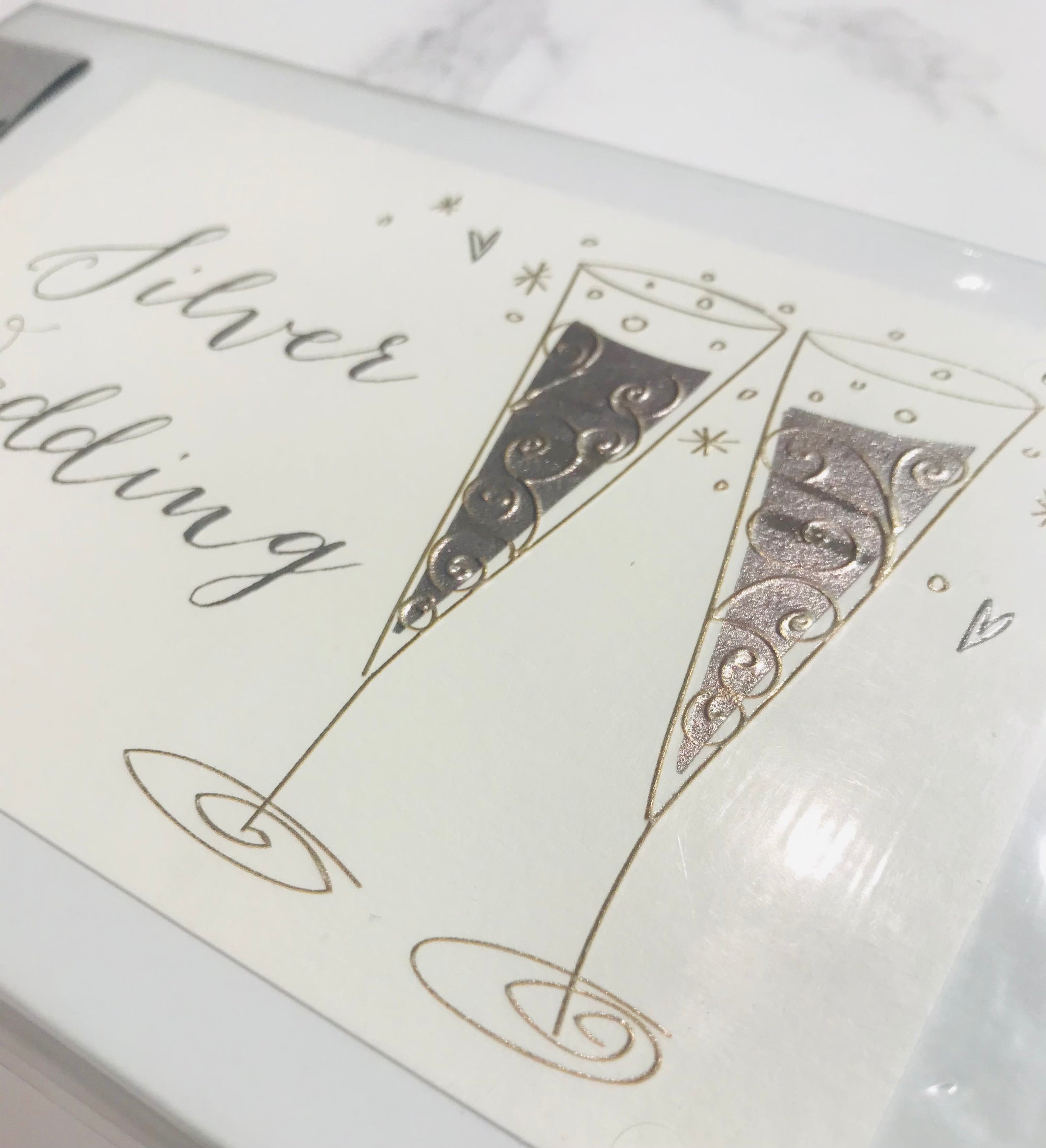 Belly Button Silver Wedding Anniversary Pocket Photo Album