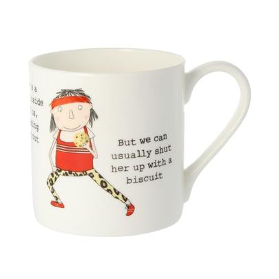 Rosie Made a Thing Mug - Runner Biscuit