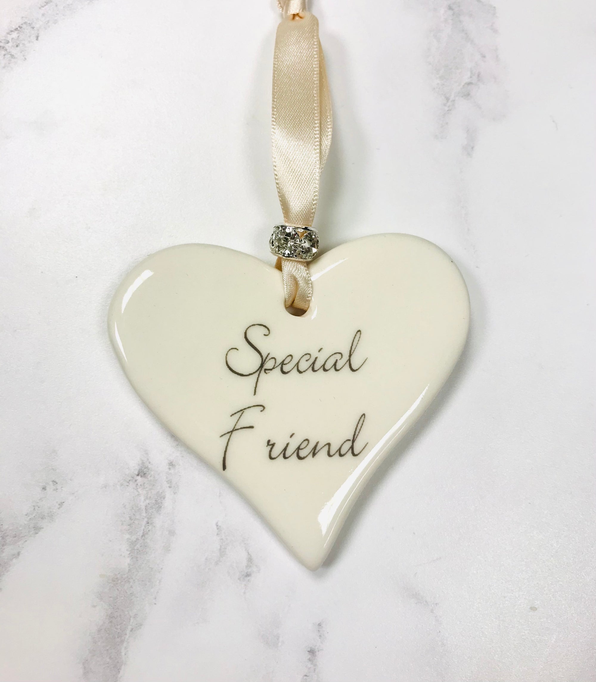 Dimbleby Ceramics Sentiment Hanging Heart - Special Friend