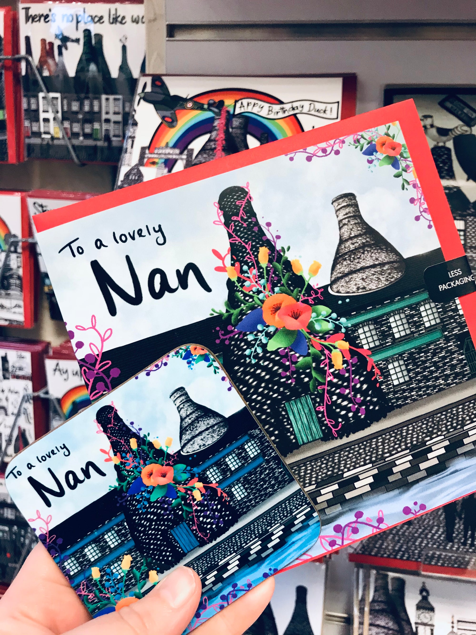 To a Lovely Nan Bottlekiln Card