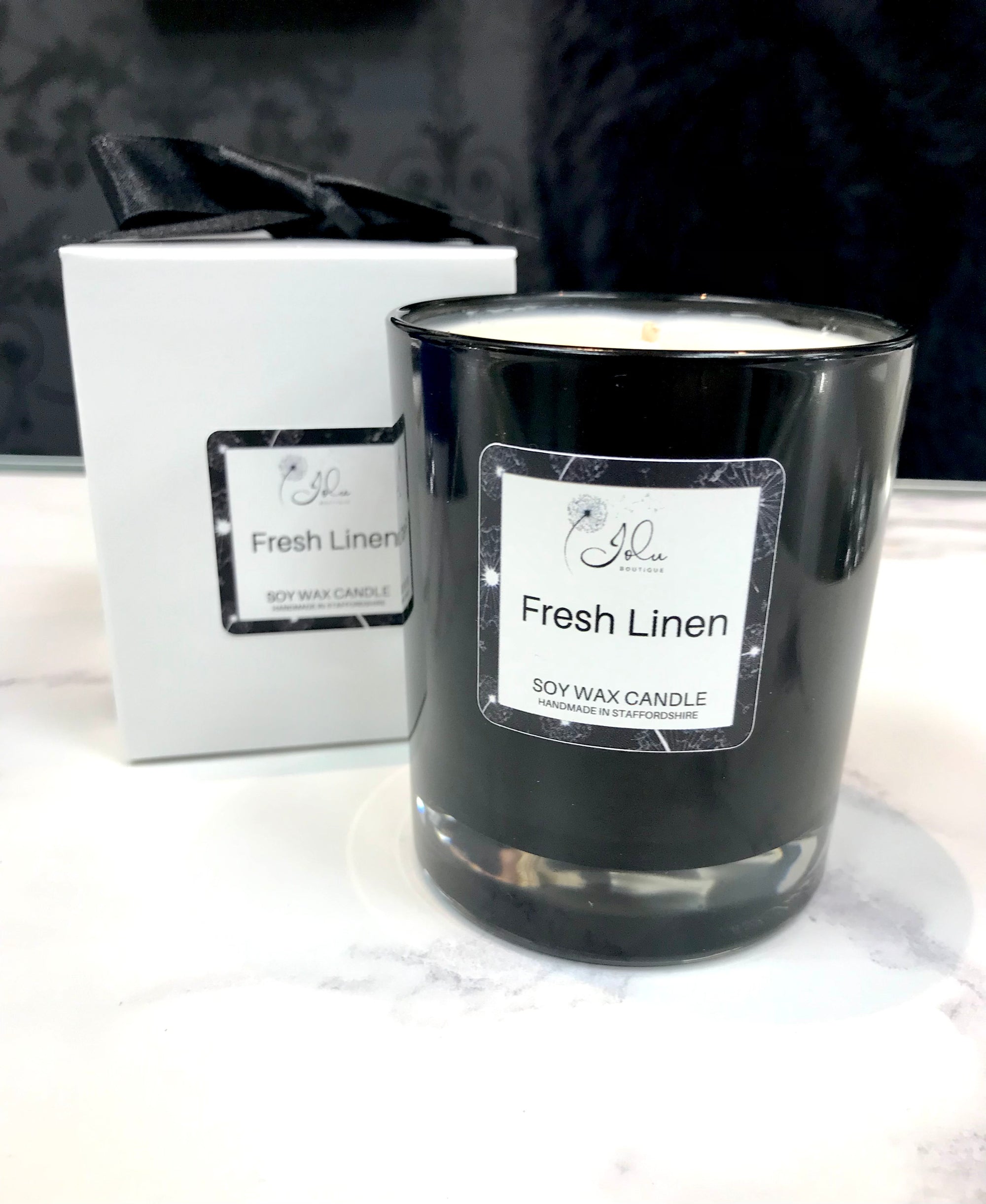 Jolu Boutique Fresh Linen Soy Wax Candle