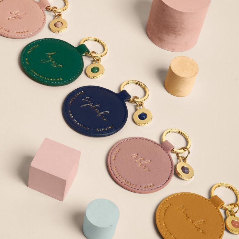 Katie Loxton Birthstone Keyring - November Yellow Quartz - Ochre