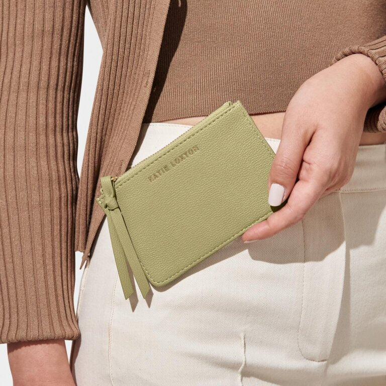 Katie Loxton Isla Coin Purse & Card Holder - Olive Green