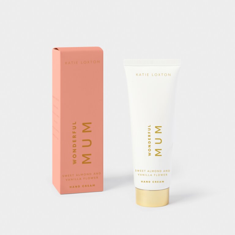 Katie Loxton Hand Cream 'Wonderful Mum' - Sweet Almond & Vanilla Flower