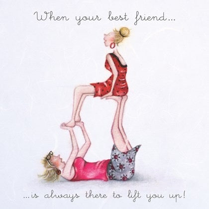 Berni Parker Blank Card - Lift You Up