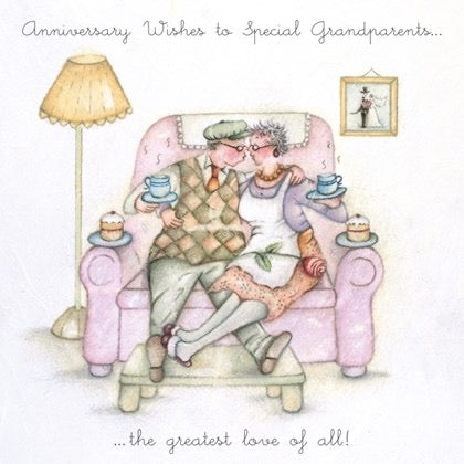 Berni Parker Special Grandparents Anniversary Card