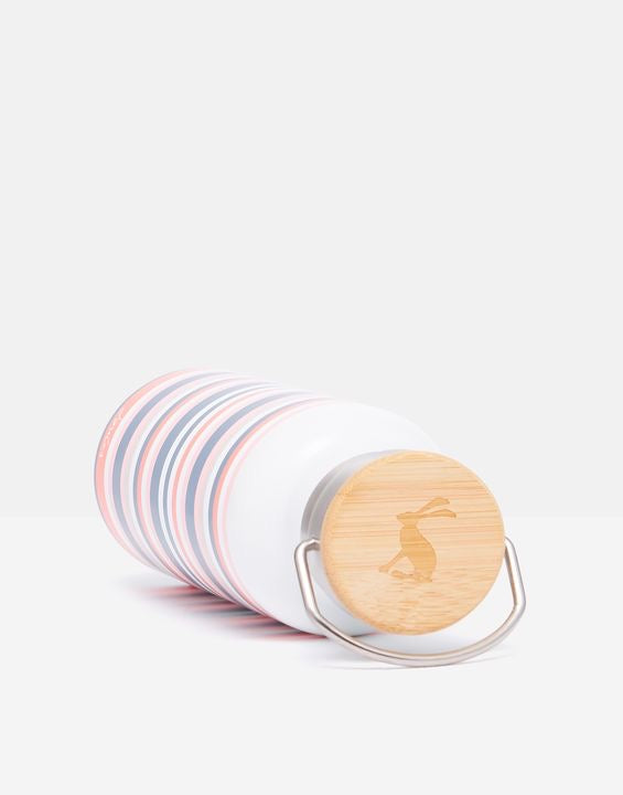 Joules Metal Null Striped Water Bottle