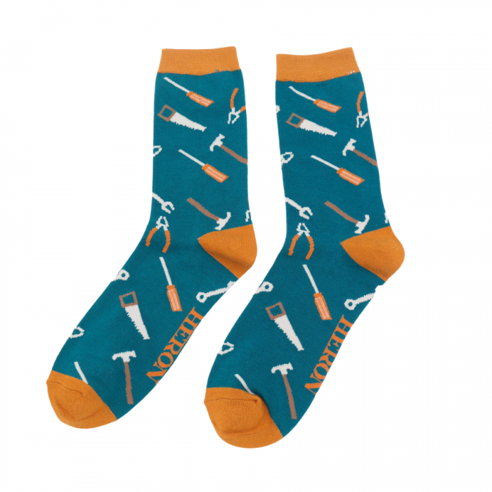 Mr Heron MENS Bamboo Ankle Socks - Tools - Tealu Jo