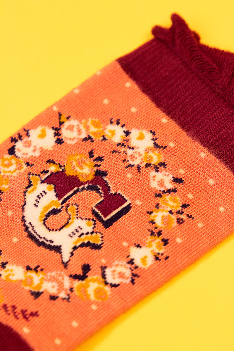 Powder Alphabet Socks - Letter G