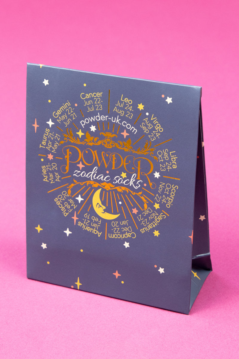 Powder Cancer Zodiac Ankle Bamboo Socks (22nd June - 23rd July)
