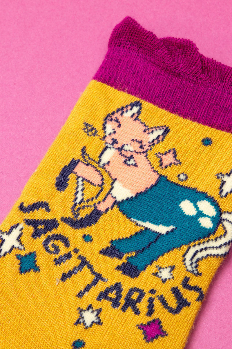 Powder Sagittarius Ankle Bamboo Socks (23rd November - 21st December)