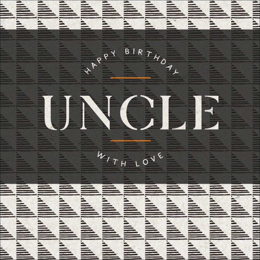 Uncle Birthday Card