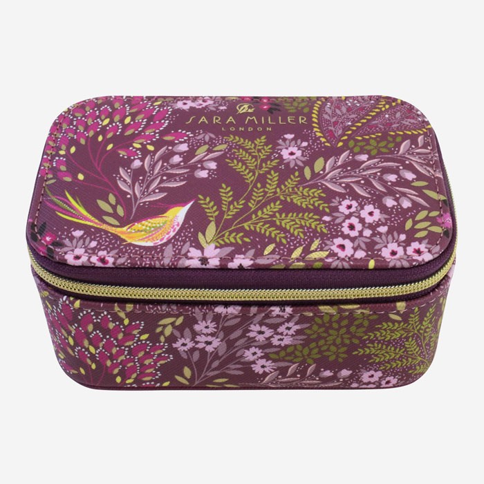 Sara Miller Plum Songbird Jewellery Case