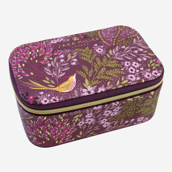 Sara Miller Plum Songbird Jewellery Case