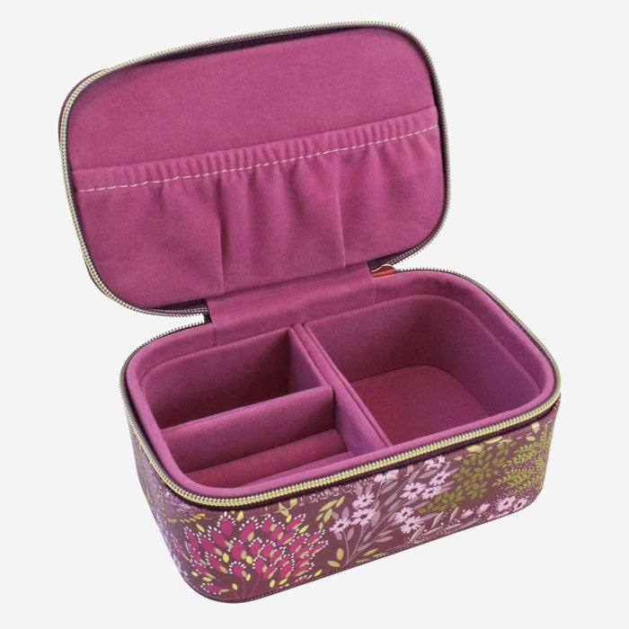 Sara Miller Plum Songbird Jewellery Case