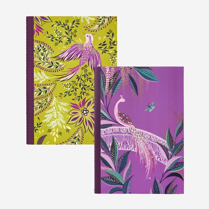 Sara Miller Haveli Garden A5 Notebooks - Set of 2