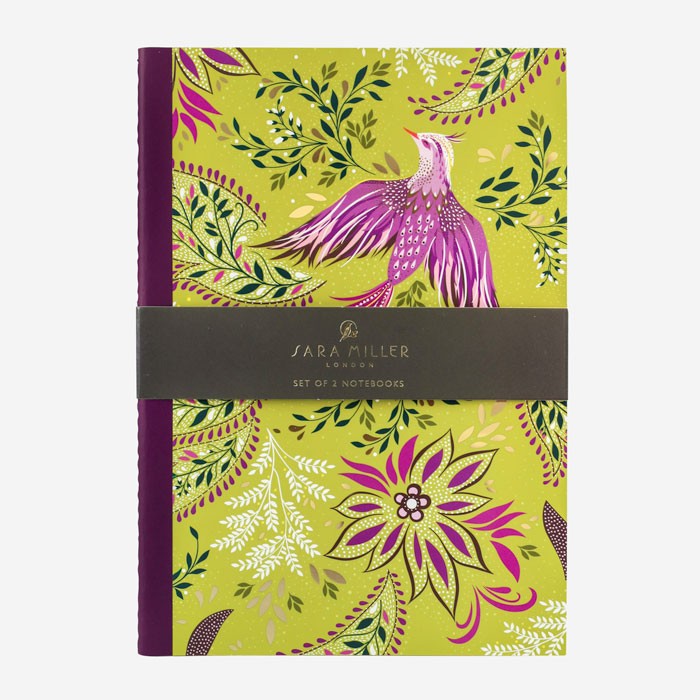 Sara Miller Haveli Garden A5 Notebooks - Set of 2