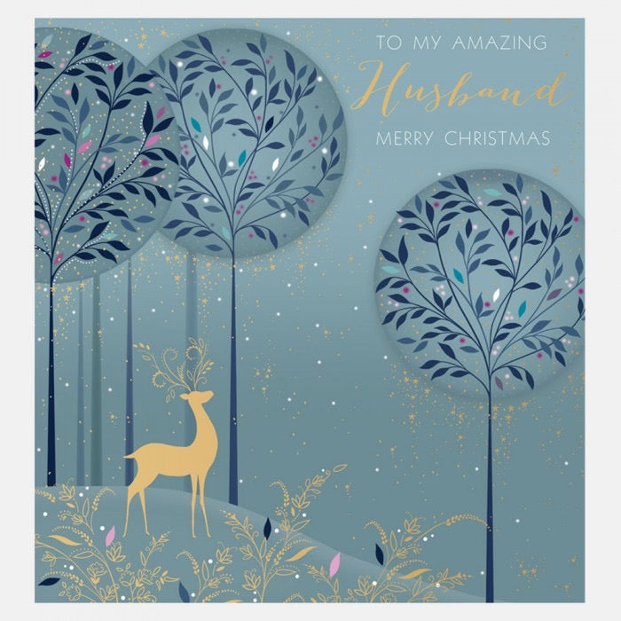 Sara Miller by The Art File - Amazing Husband Christmas Card