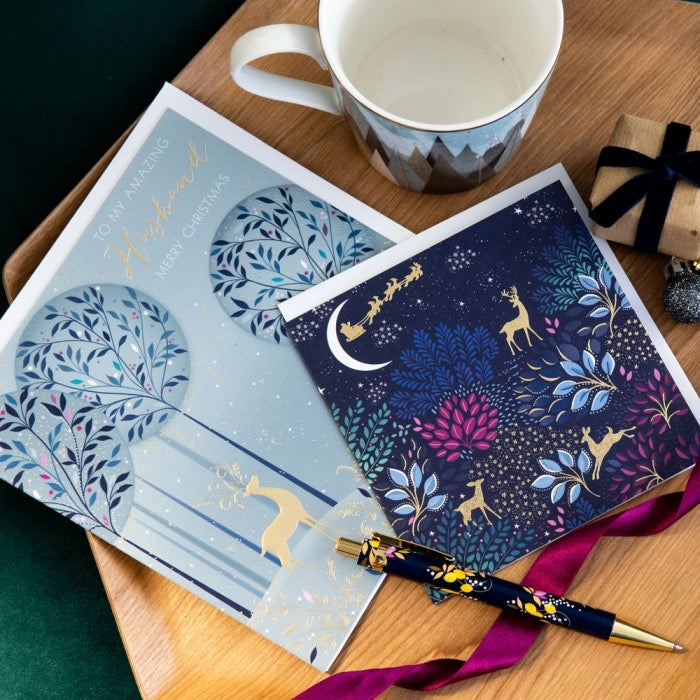 Sara Miller by The Art File - Amazing Husband Christmas Card