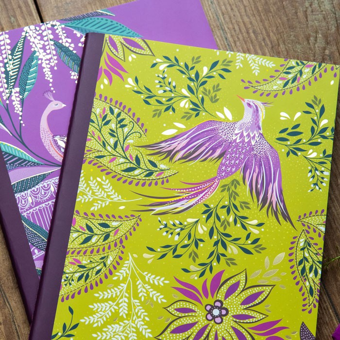 Sara Miller Haveli Garden A5 Notebooks - Set of 2