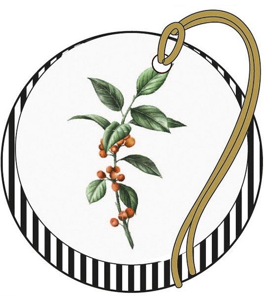 The Art File - Frosted Botanics Christmas Gift Tags  - Pack 0f 4