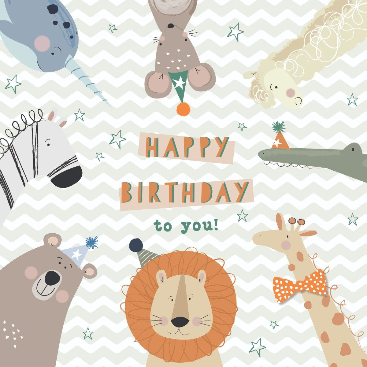Fun Animal Birthday Card