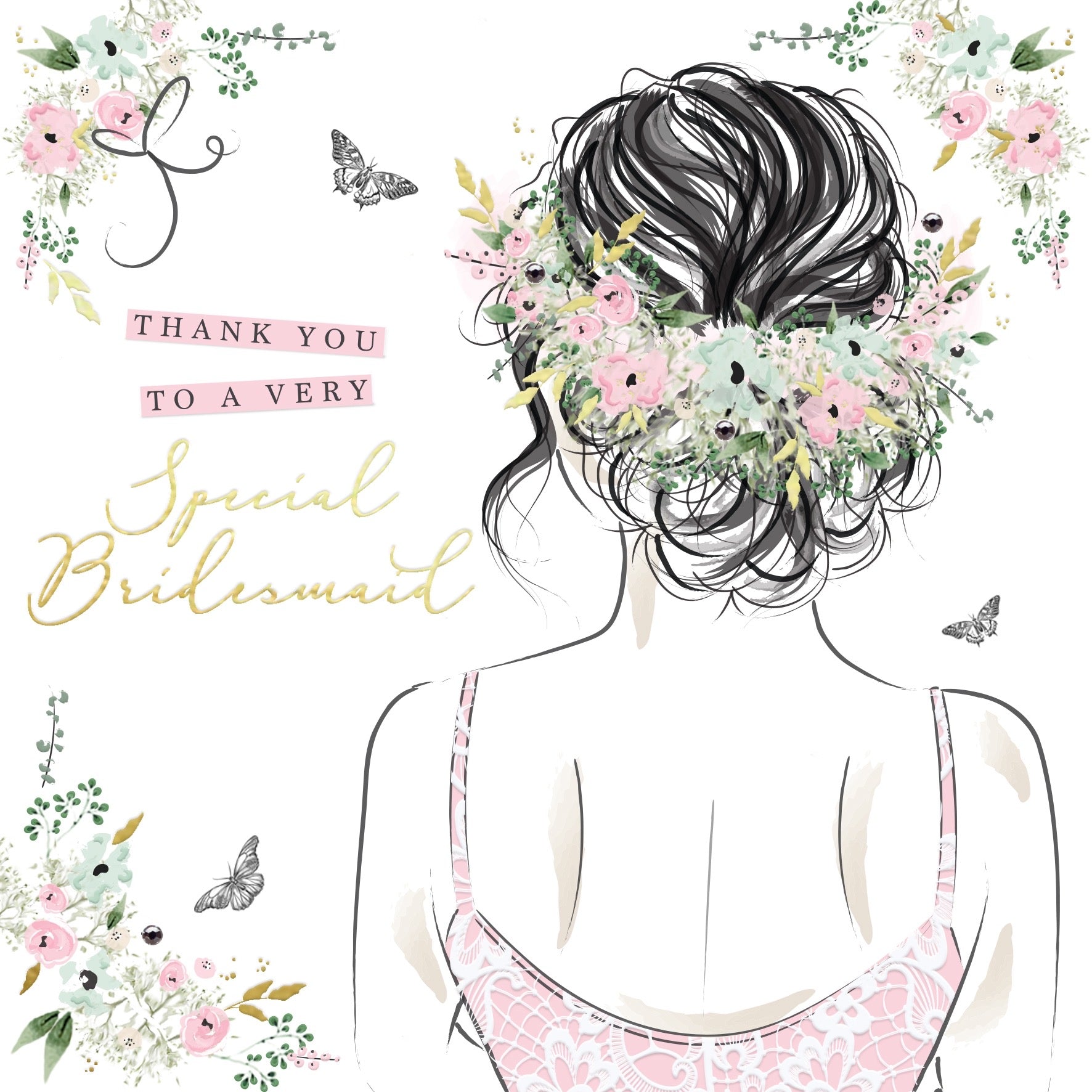 Thank You to a Very Special Bridesmaid Card