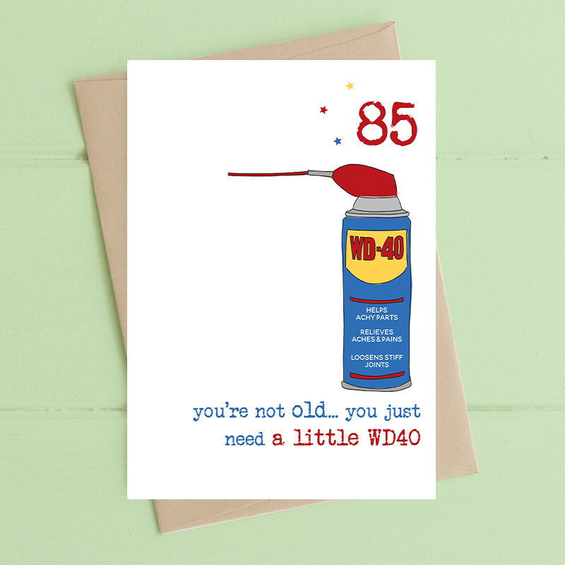 Dandelion Stationery - WD40 85th Birthday Card