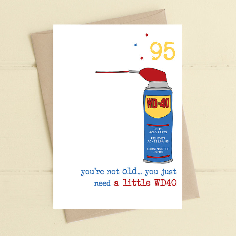 Dandelion Stationery - WD40 95th Birthday Card