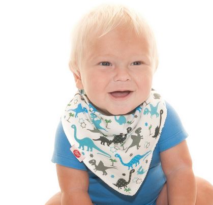 Ziggle Uptown Dinosaur Dribble Bib