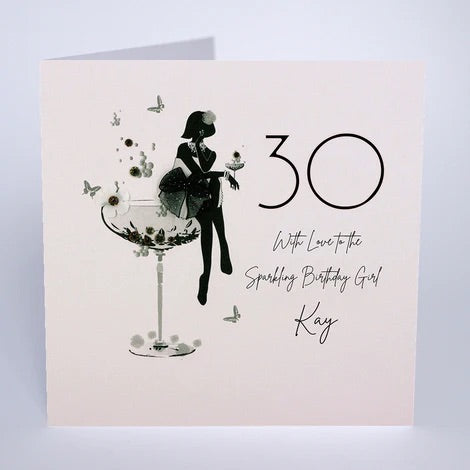 Personalised Female Birthday & Age Cards