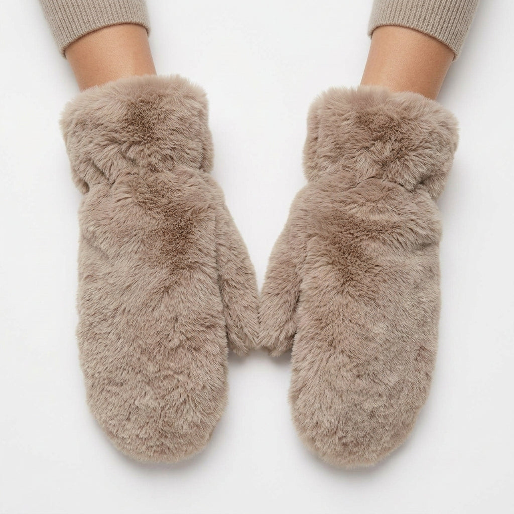 SWATCH - POM Natalia Faux Fur Mittens - (AUTOGENERATED)