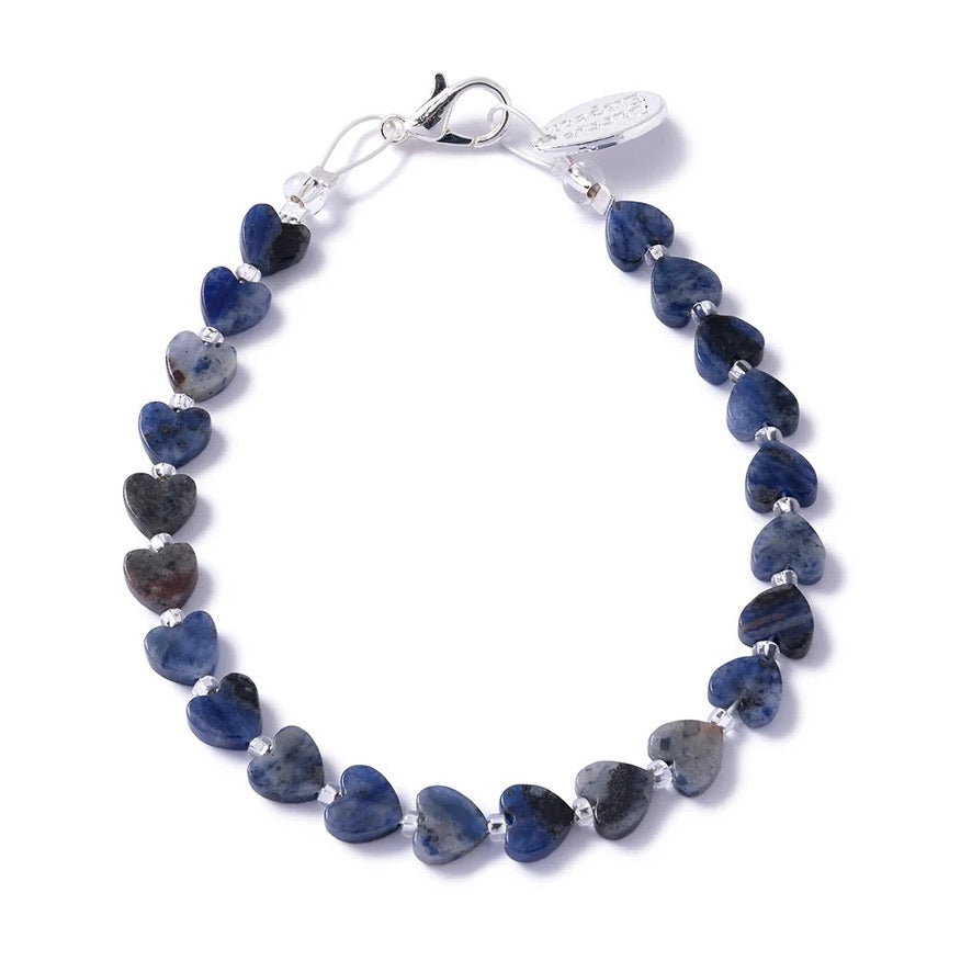 SWATCH - Gemstone Hearts Beaded Bracelet - (AUTOGENERATED)