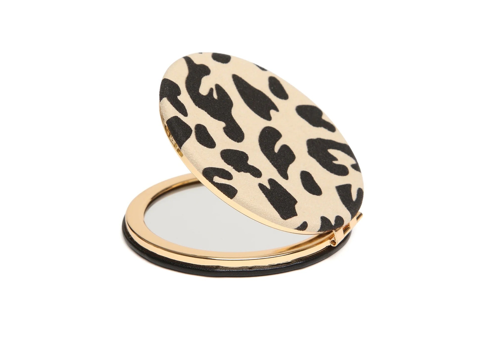 SWATCH - Alice Wheeler Animal Print Round Compact Mirror