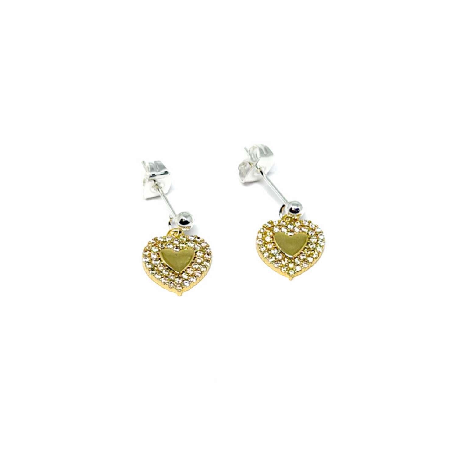 SWATCH - Clementine Jewellery Aila Pave Heart Earrings - (AUTOGENERATED)