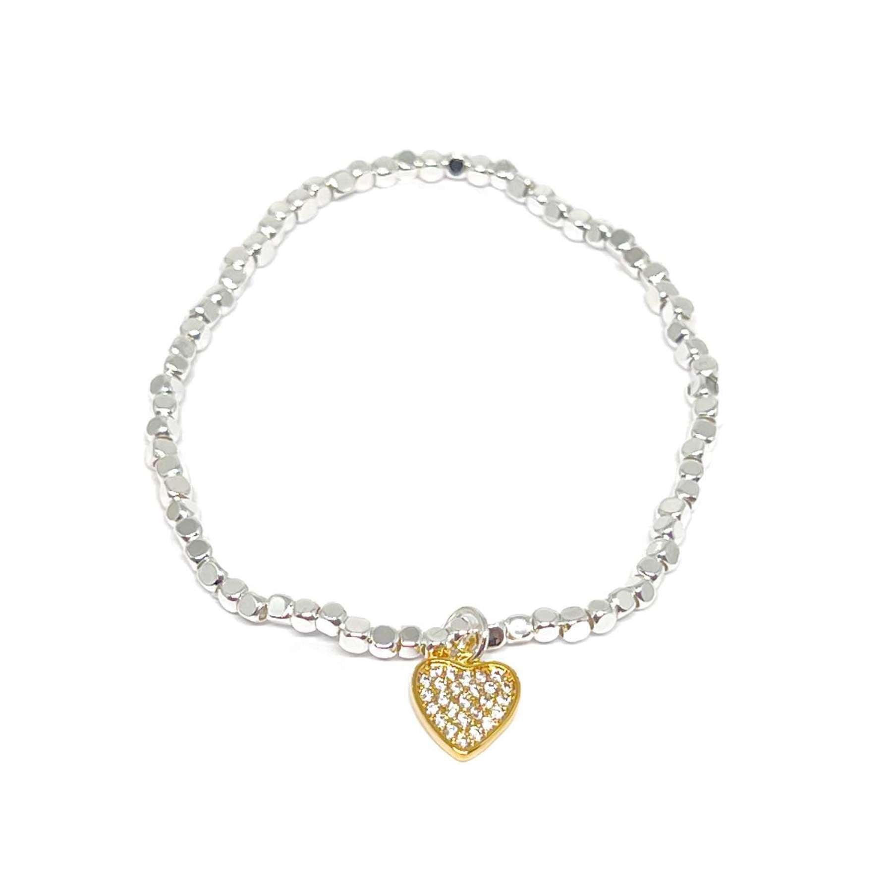 SWATCH - Clementine Aria Sparkle Heart Stretch Bracelet