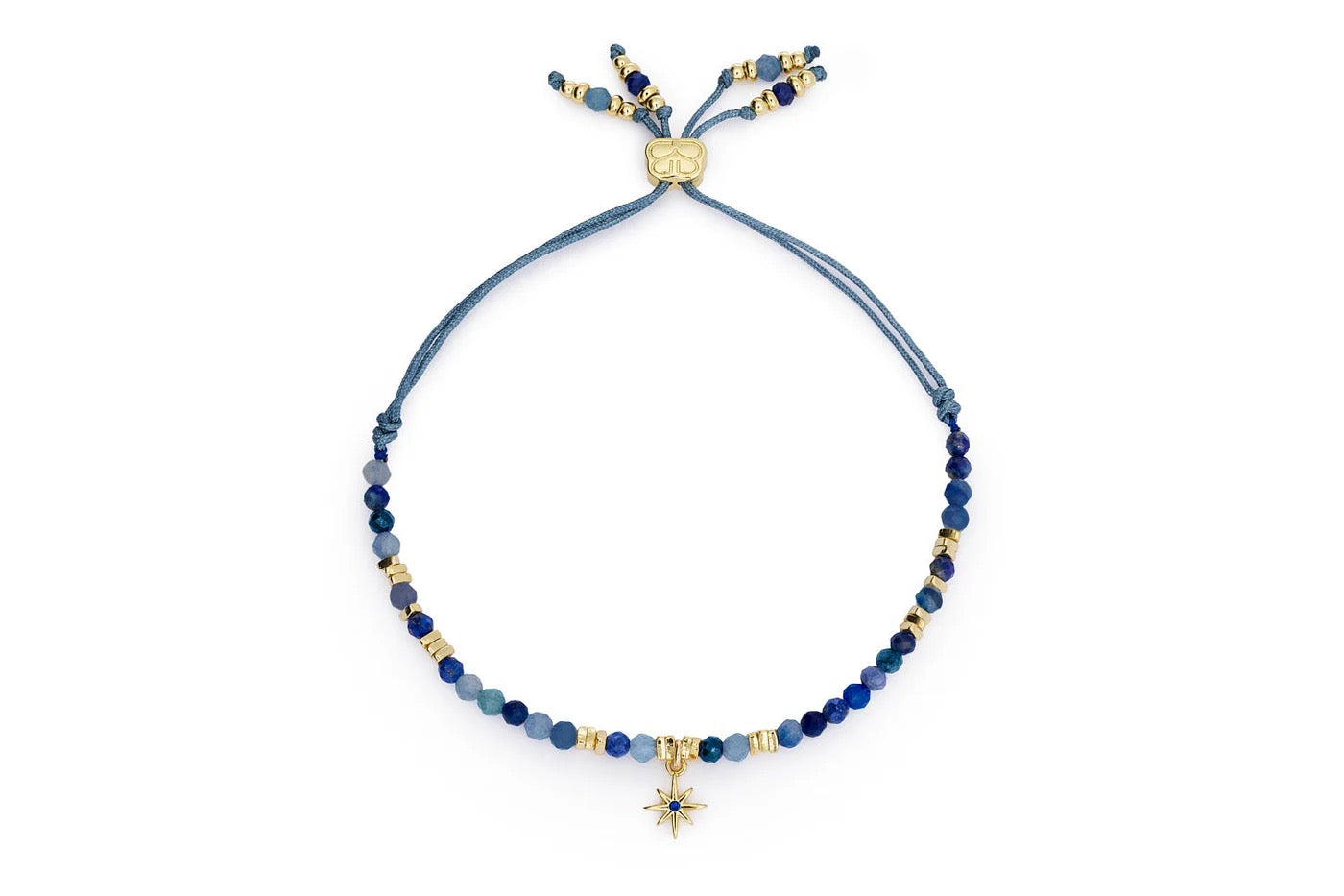 SWATCH - Boho Betty Una Slider cord Bracelet Lapis Lazuli - (AUTOGENERATED)