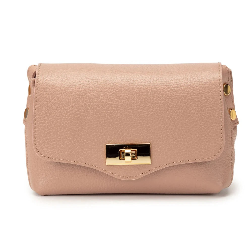 SWATCH - Elie Beaumont Leather Twist Lock Small Crossbody - (AUTOGENERATED)